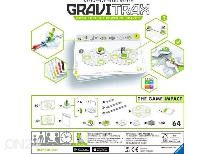 GraviTrax kuularata Ravensburger kuvasuurennos