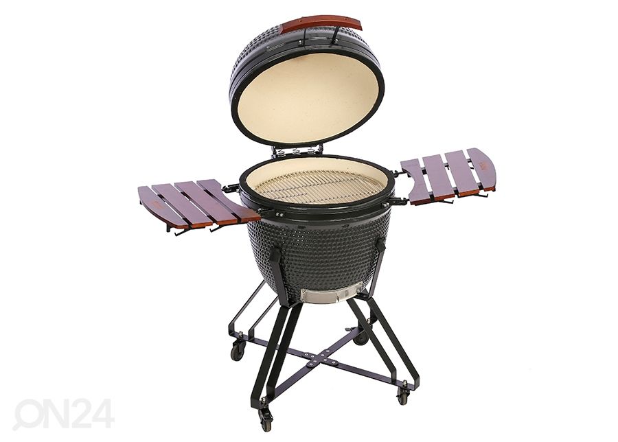 Grilli TunaBone Kamado Classic TBG23GRAY-01, 23", tummanharmaa kuvasuurennos