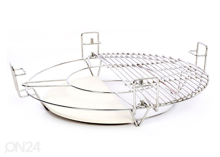 Grilli TunaBone Kamado Classic TBG26GRAY-01, 26", tummanharmaa kuvasuurennos
