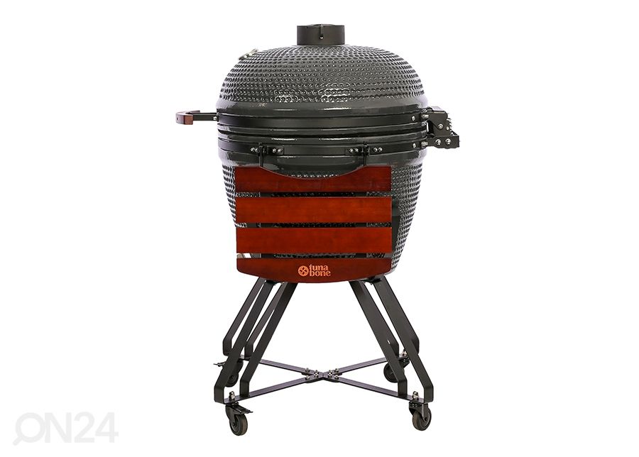 Grilli TunaBone Kamado Classic TBG26GRAY-01, 26", tummanharmaa kuvasuurennos