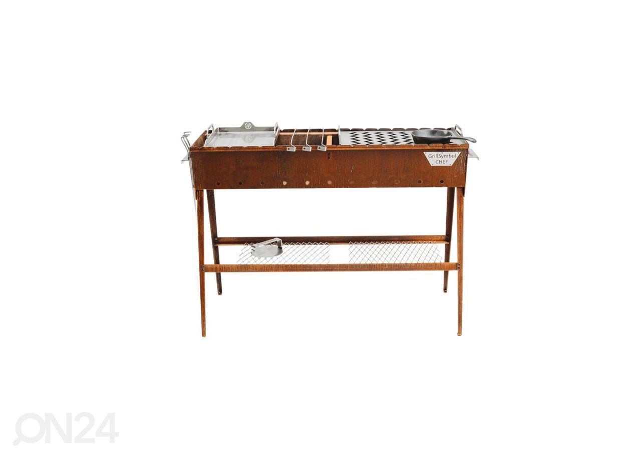 GrillSymbol hiiligrilli Naked Chef XL kuvasuurennos