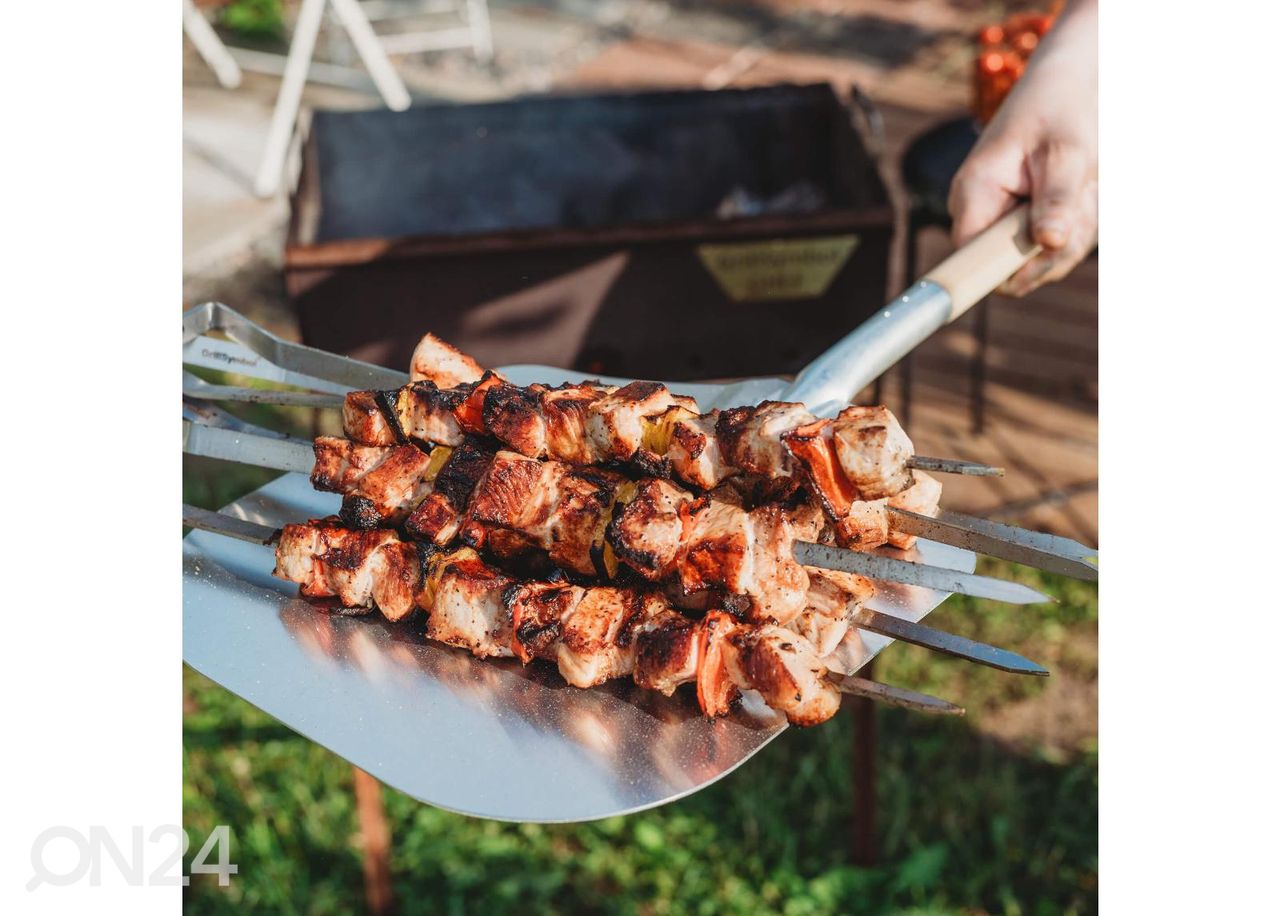 Hiiligrilli Cor-Ten terästä GrillSymbol Naked Chef XS kuvasuurennos