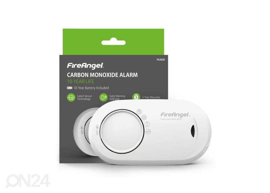 Hiilimonoksidin ilmaisin FireAngel Generation II FA3820 kuvasuurennos
