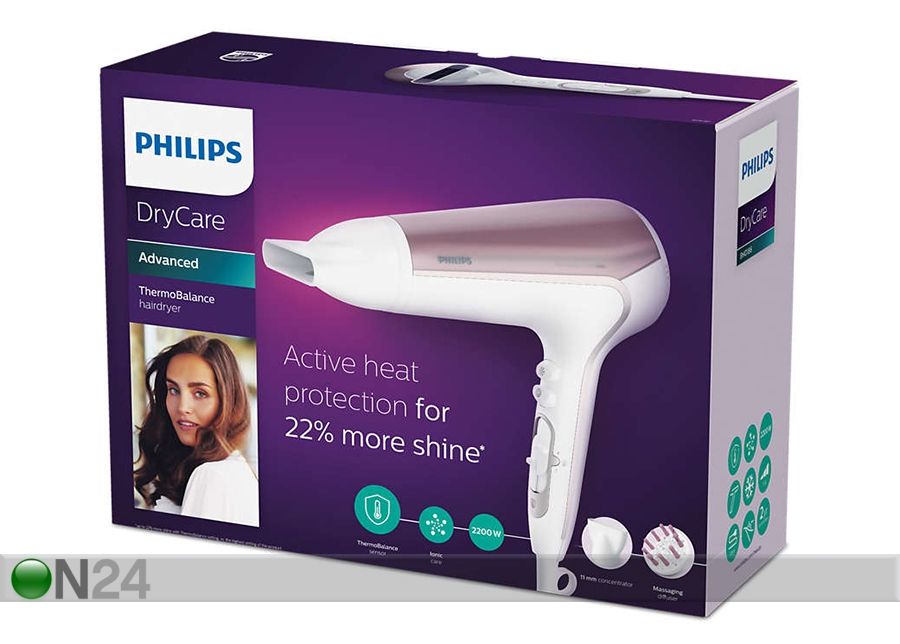 Hiustenkuivain Philips DryCare Advanced 2200W kuvasuurennos