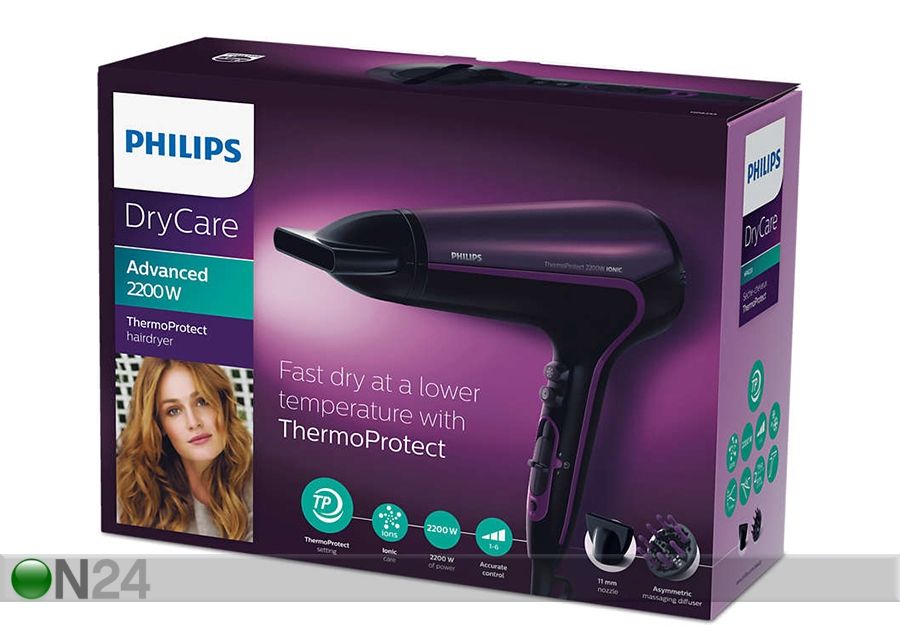 Hiustenkuivain Philips DryCare Advanced 2200W kuvasuurennos