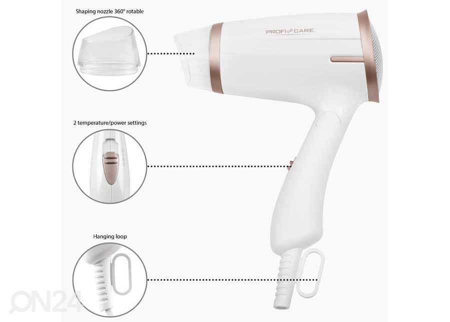 Hiustenkuivain ProfiCare PCHT3009W kuvasuurennos