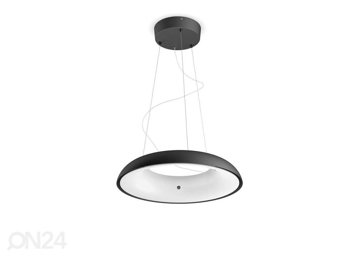 Hue White ambiance Amaze älykäs riippuvalaisin musta + kaukosäädin kuvasuurennos