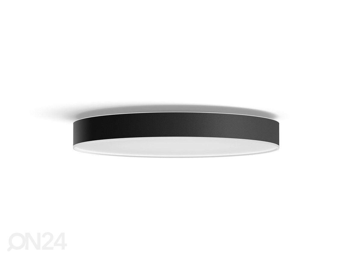Hue White ambiance Enrave XL älykäs kattovalaisin mustalla kaukosäätimellä Ø 55,1 cm kuvasuurennos
