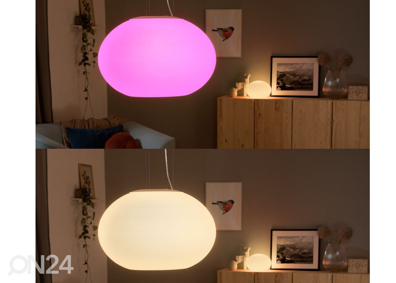 Hue White and Color ambiance Florish valkoinen riippuvalaisin 2x39 W kuvasuurennos
