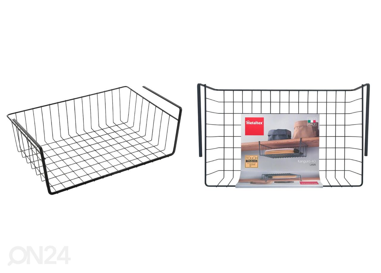 Hyllykori Kanguro 40, 40x26x14 cm, musta kuvasuurennos