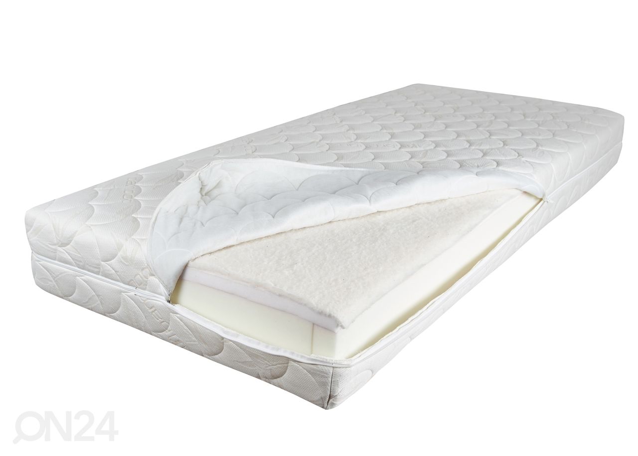 Hypnos joustinpatja Hestia (pocket, HR, puuvilla, vetoketju) 60x120x20 cm kuvasuurennos