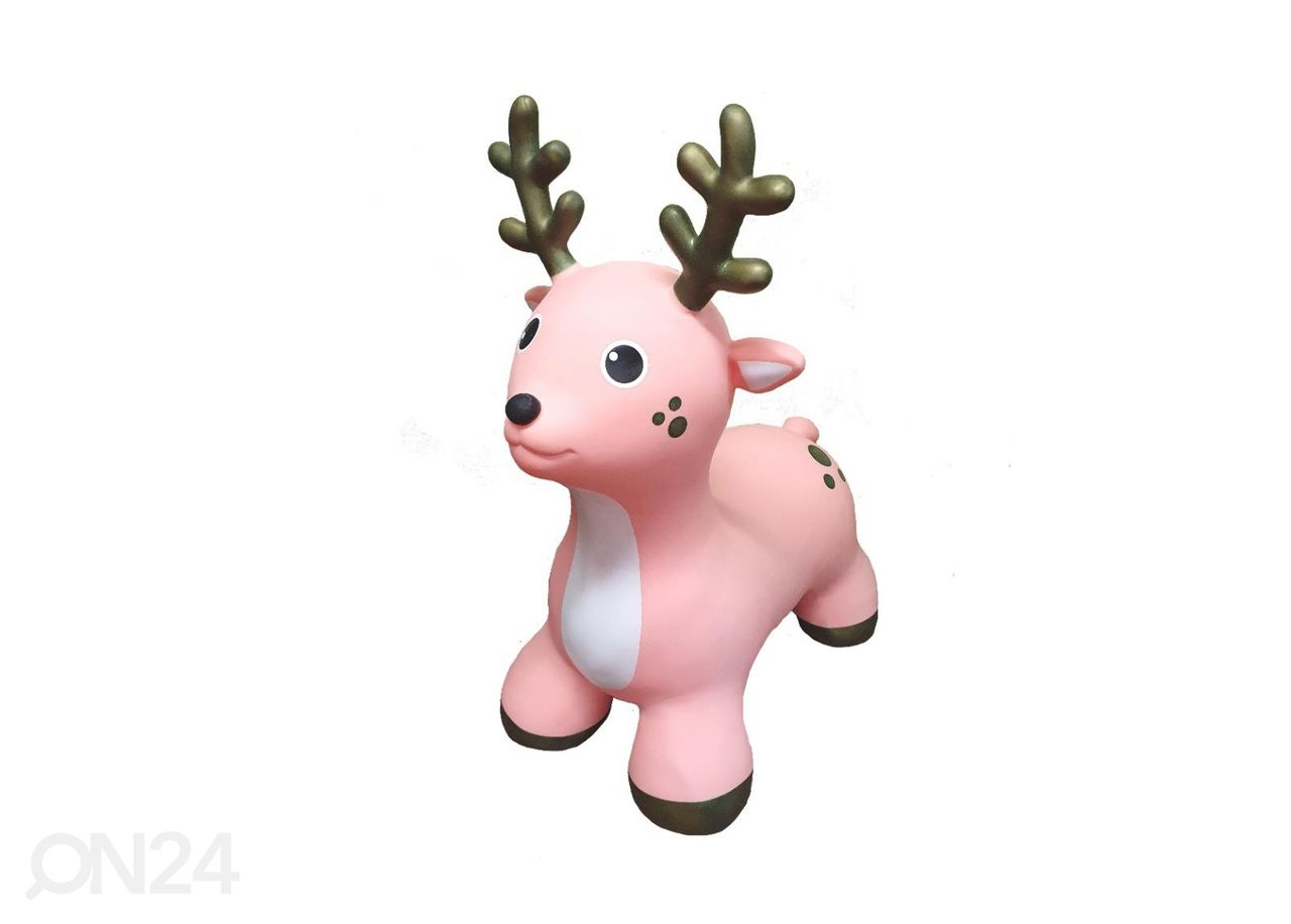 Hyppylelu Jumpy Hirvi roosa Gerardo's Toys kuvasuurennos