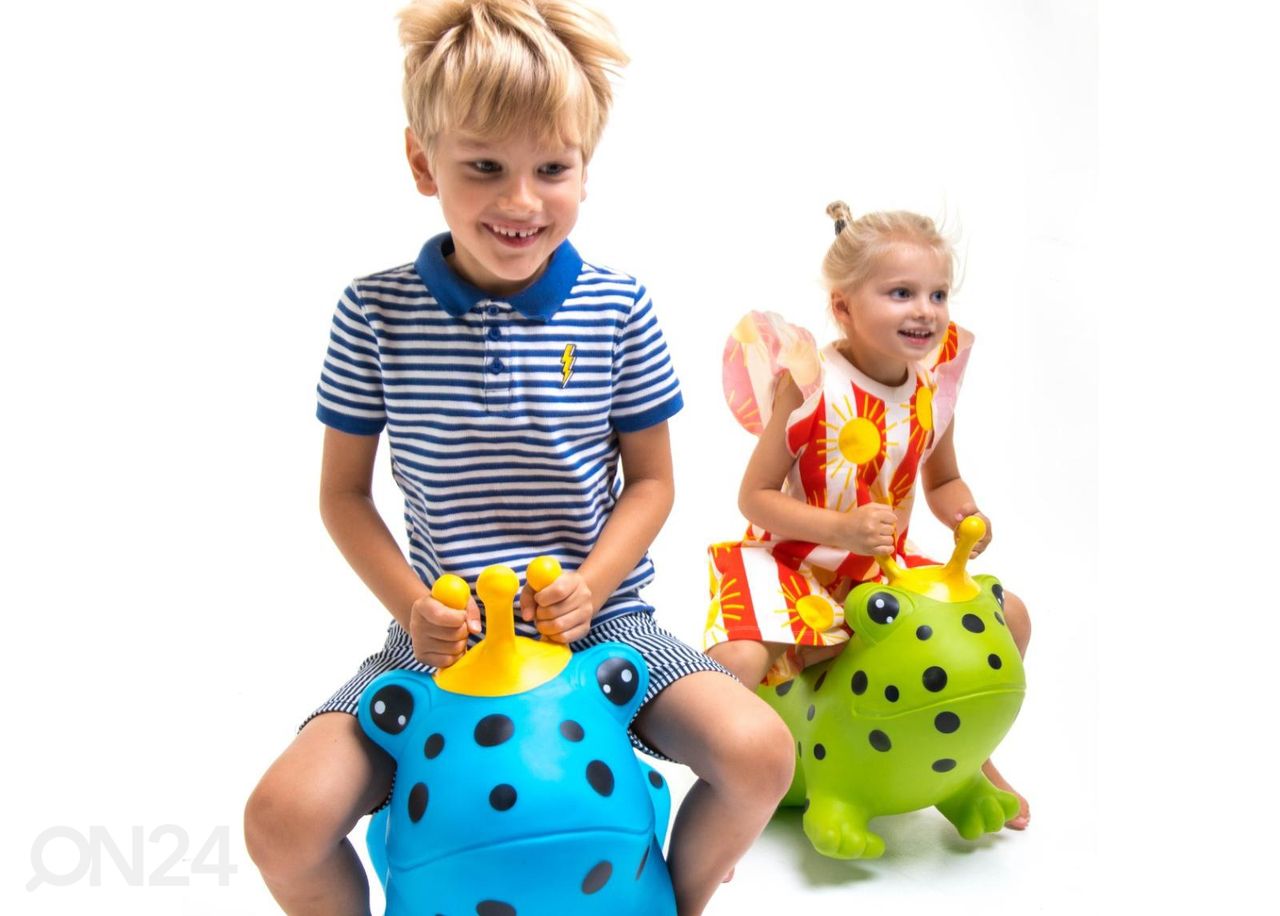 Hyppylelu Jumpy Sininen Sammakko Gerardo's Toys kuvasuurennos
