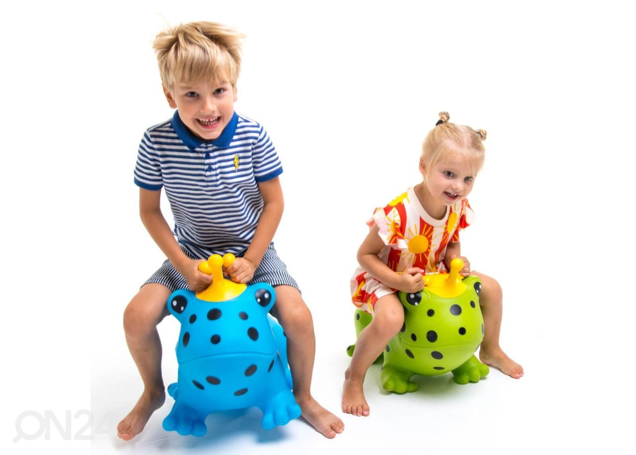 Hyppylelu Jumpy Sininen Sammakko Gerardo's Toys kuvasuurennos