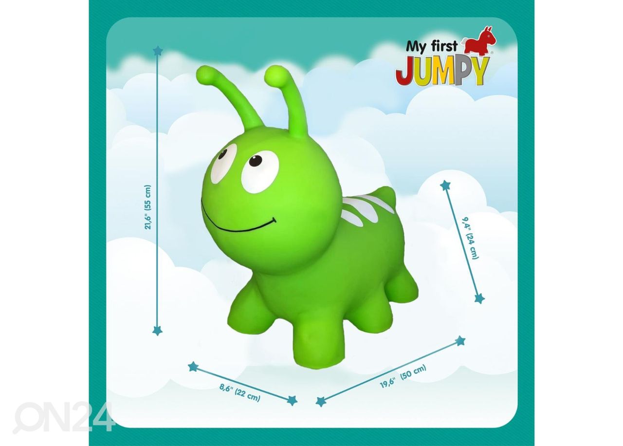 Hyppylelu Jumpy Vihreä Mato Gerardo's Toys kuvasuurennos