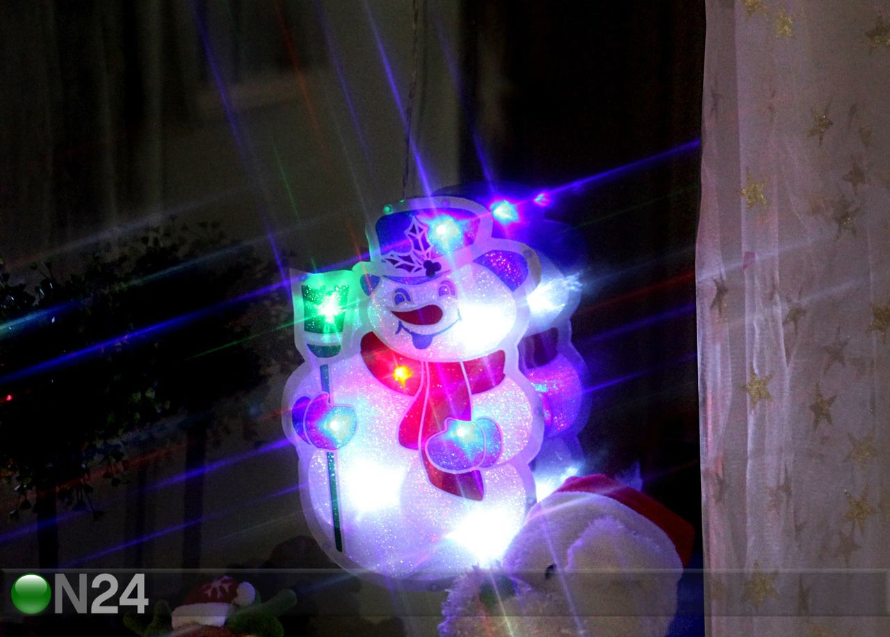 Ikkunan joulukoriste LUMIUKKO kuvasuurennos