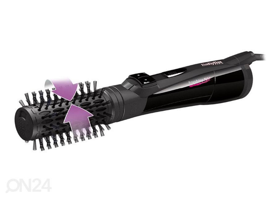 Ilmakiharrin BABYLISS, pyörivä harja kuvasuurennos