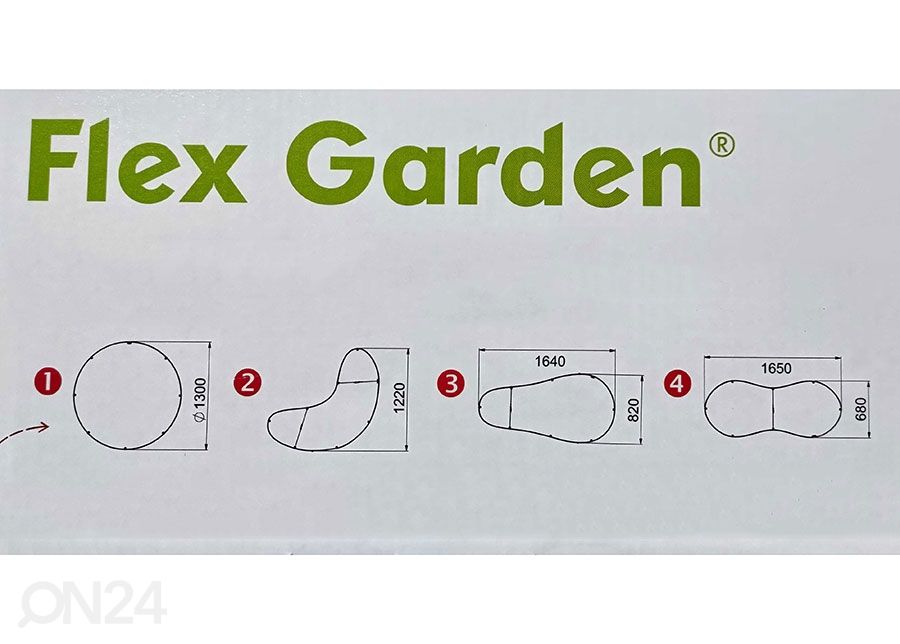 Istustuslaatikko Flex Garden 130x28 cm kuvasuurennos