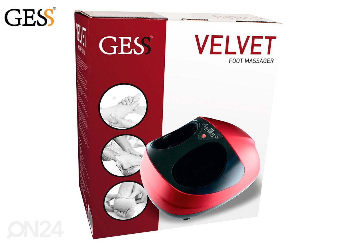 Jalkahierontalaite lämmityksellä GESS Velvet kuvasuurennos