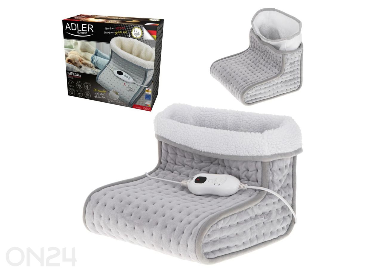 Jalkojenlämmitin Adler AD 7432, harmaa kuvasuurennos