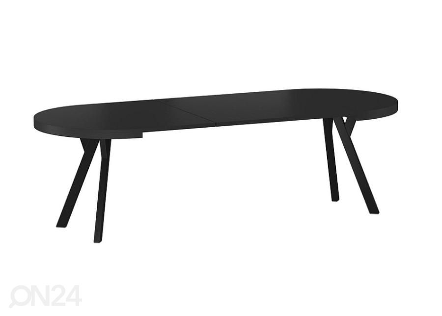 Jatkettava ruokapöytä 100-250x100 cm kuvasuurennos