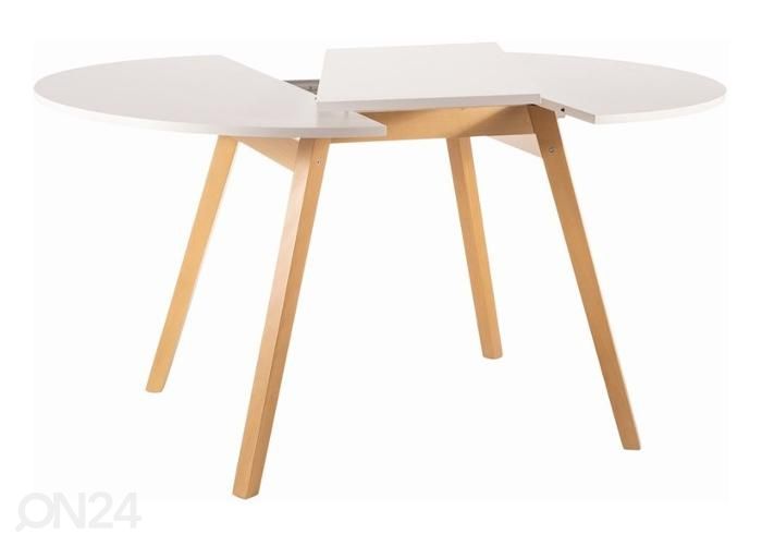 Jatkettava ruokapöytä 102-144x102 cm kuvasuurennos
