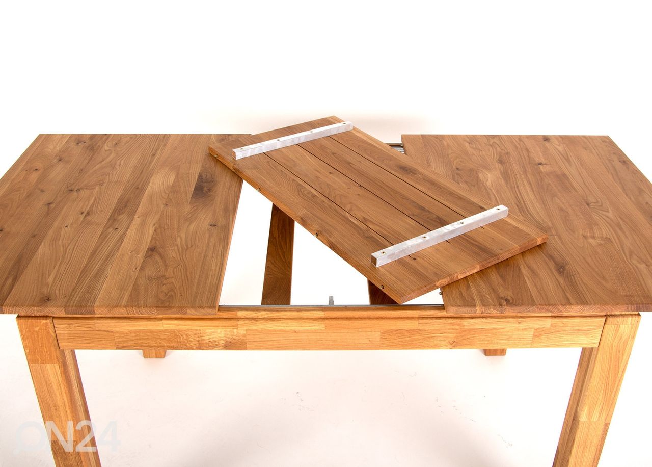 Jatkettava ruokapöytä 120/160x80 cm kuvasuurennos