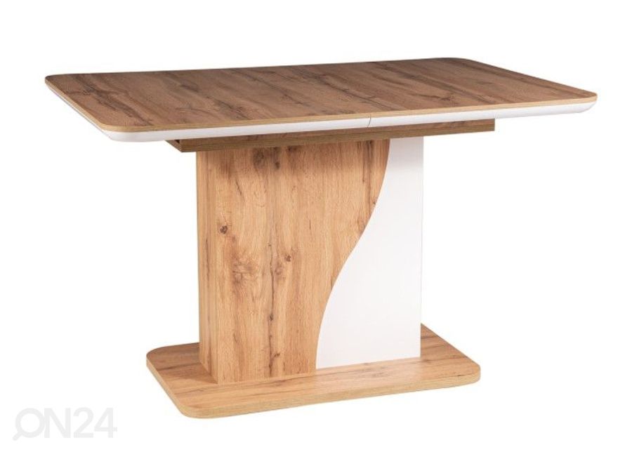 Jatkettava ruokapöytä 120-160x80 cm kuvasuurennos