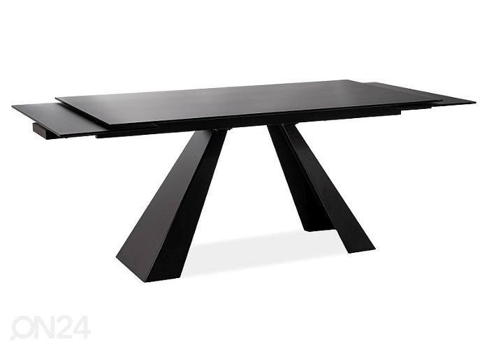 Jatkettava ruokapöytä 120-180x80 cm kuvasuurennos