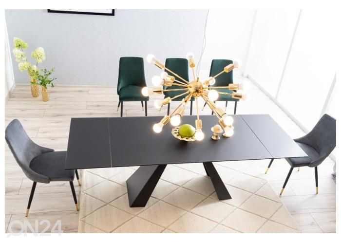 Jatkettava ruokapöytä 120-180x80 cm kuvasuurennos