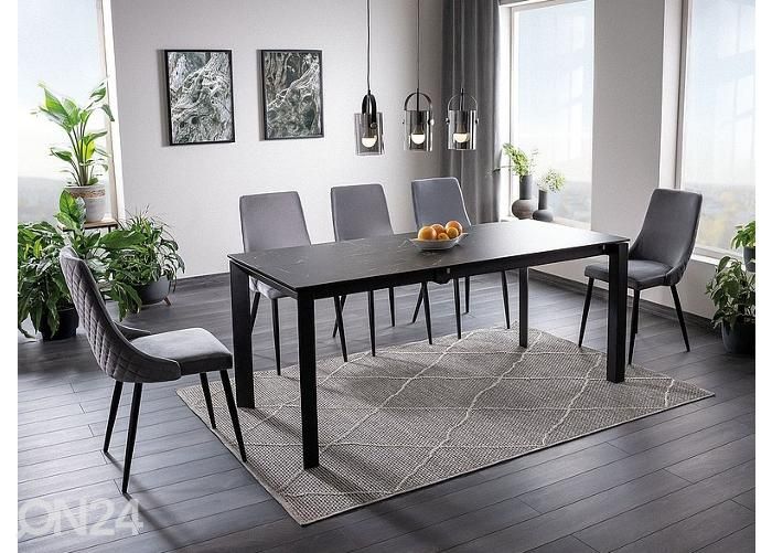 Jatkettava ruokapöytä 120-180x80 cm kuvasuurennos