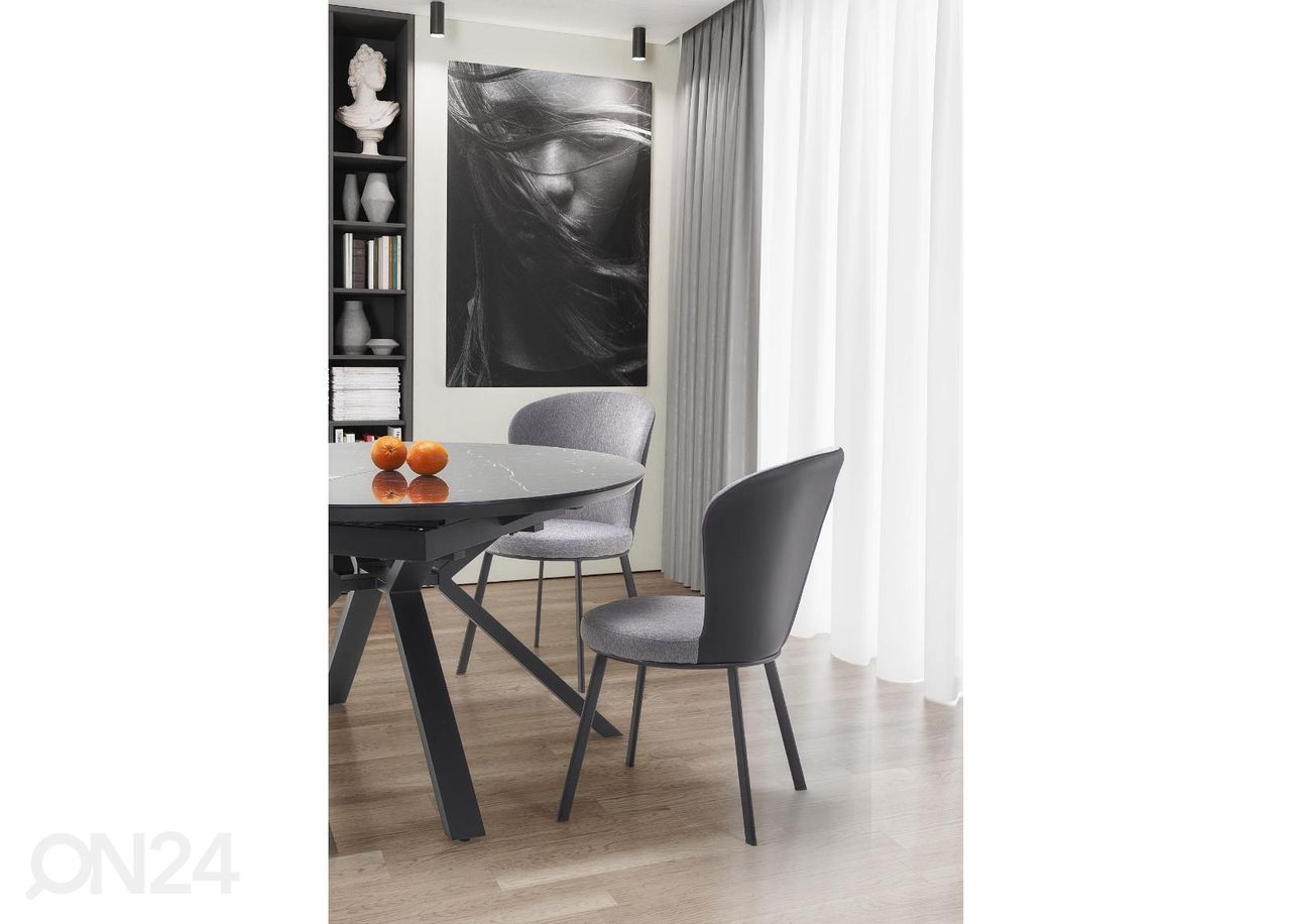Jatkettava ruokapöytä 130/180x130 cm kuvasuurennos