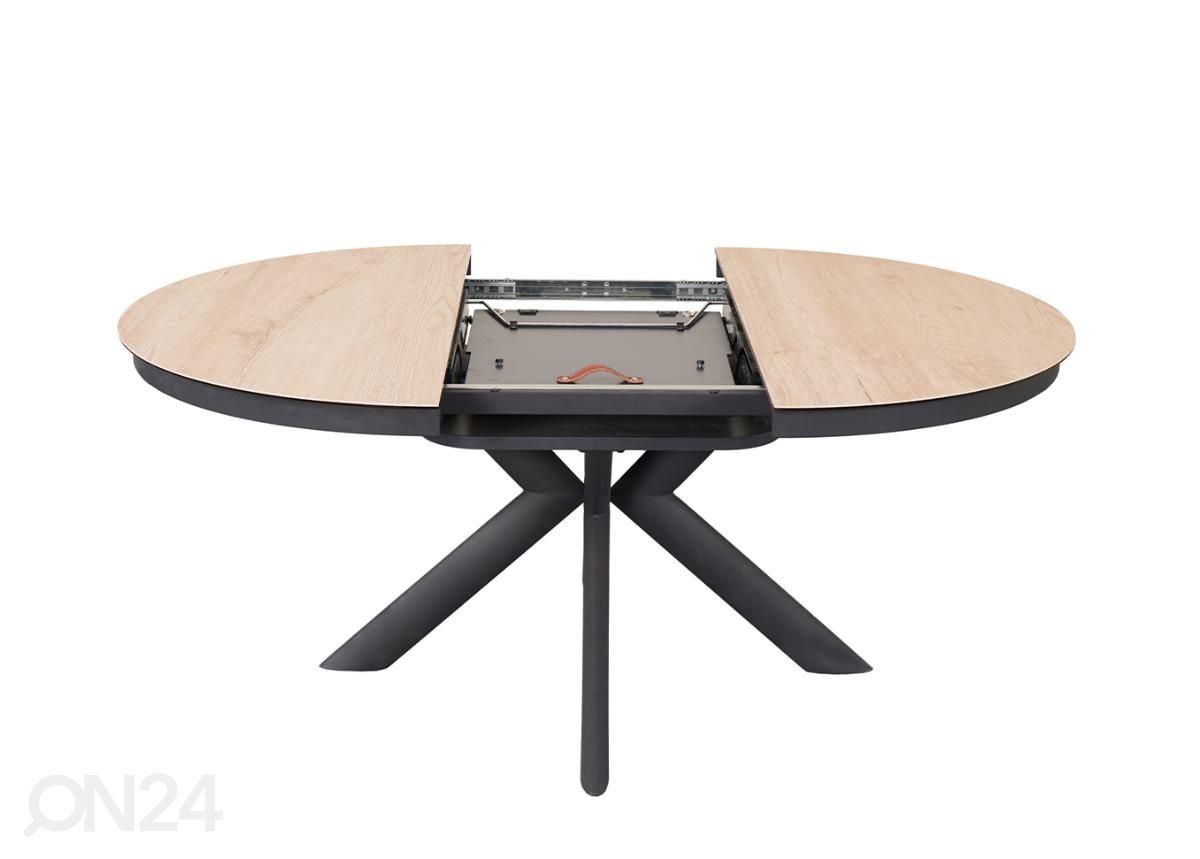 Jatkettava ruokapöytä 130x130/180 cm kuvasuurennos