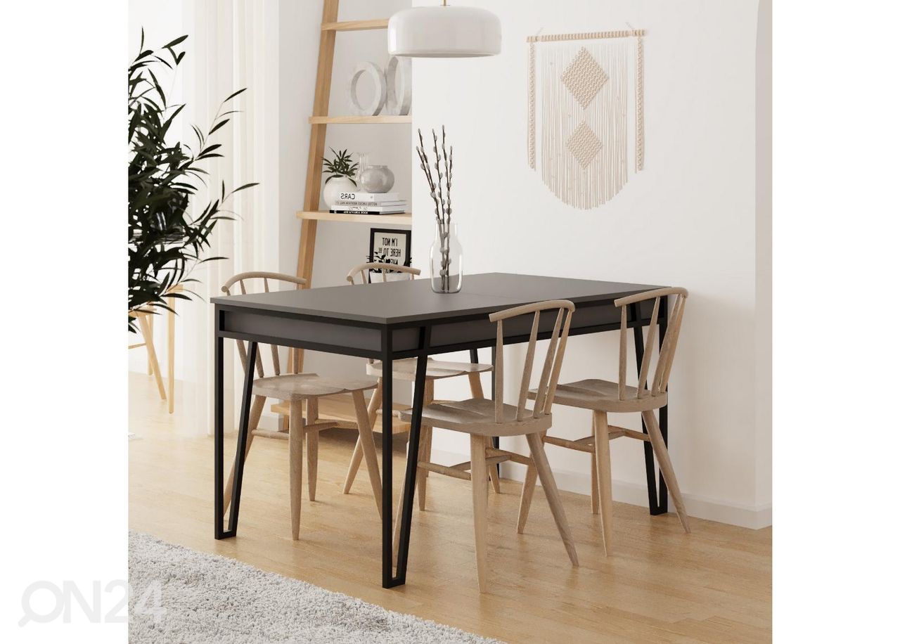 Jatkettava ruokapöytä 132/170x80 cm kuvasuurennos