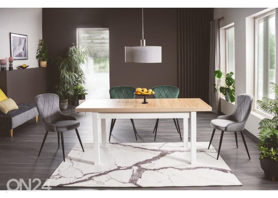 Jatkettava ruokapöytä 140-218x80 cm kuvasuurennos