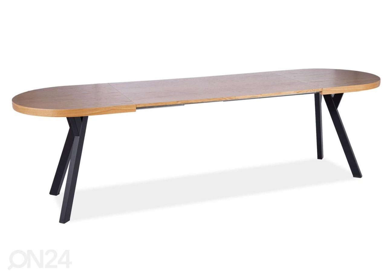 Jatkettava ruokapöytä 140-272x80 cm kuvasuurennos