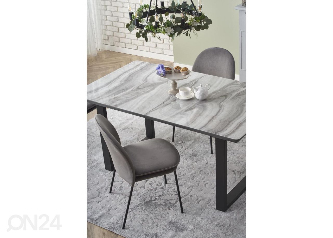 Jatkettava ruokapöytä 160/200x90 cm kuvasuurennos