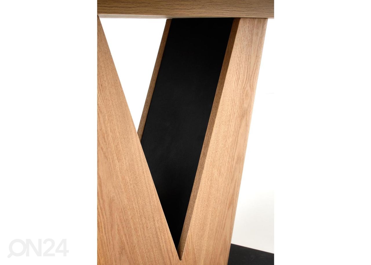 Jatkettava ruokapöytä 160/200x90 cm kuvasuurennos