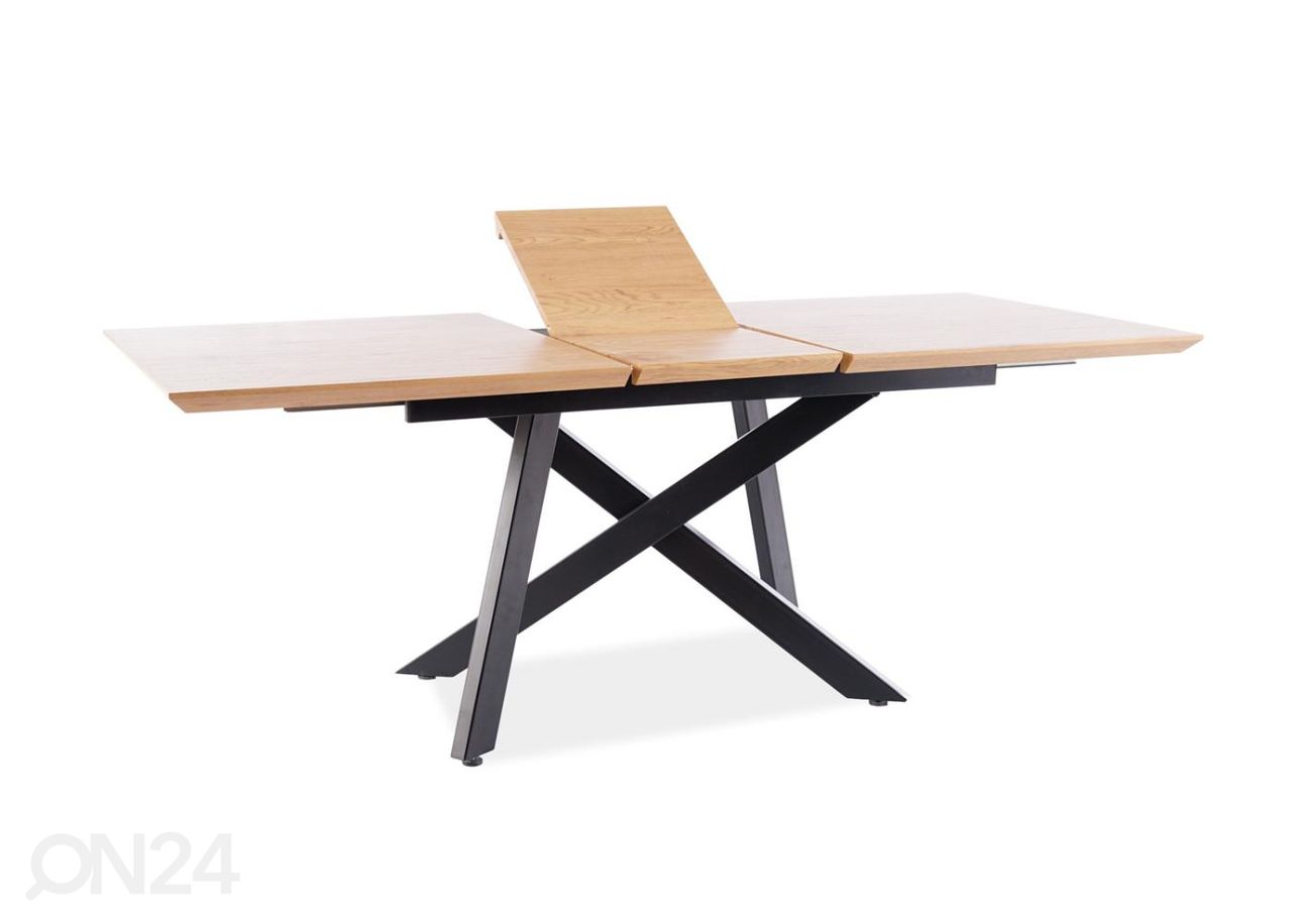Jatkettava ruokapöytä 160-200x90 cm kuvasuurennos