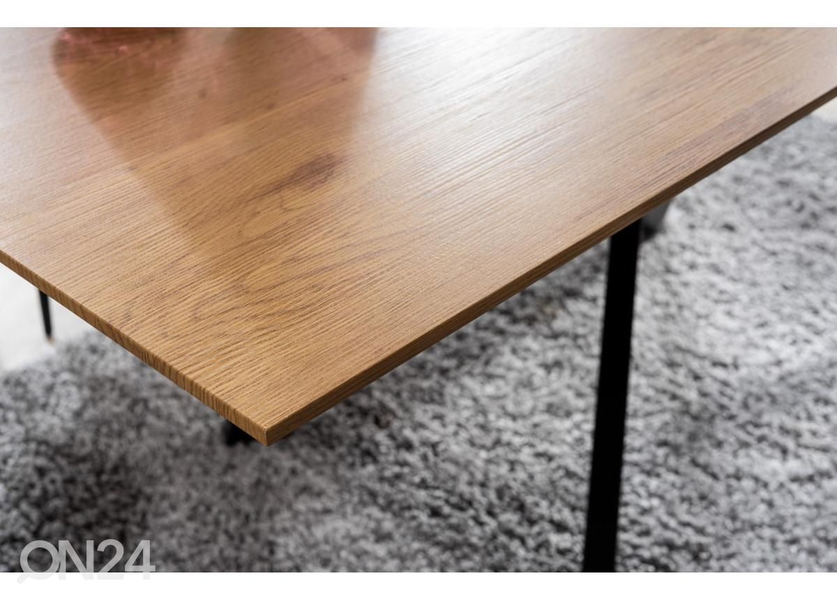 Jatkettava ruokapöytä 160-200x90 cm kuvasuurennos