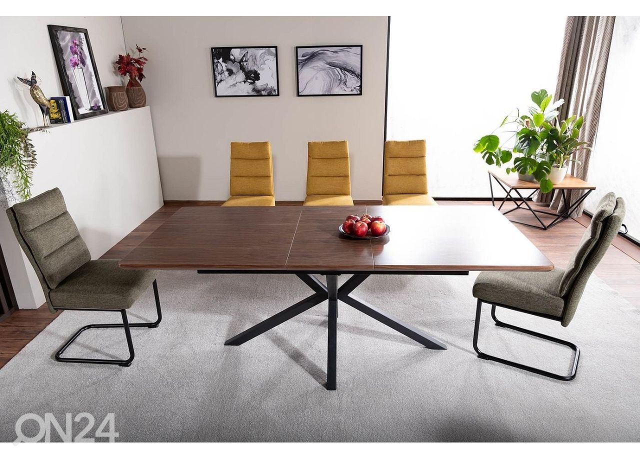 Jatkettava ruokapöytä 160/200x90 cm kuvasuurennos