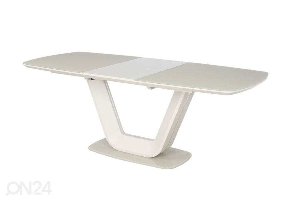 Jatkettava ruokapöytä 160-220x90 cm kuvasuurennos