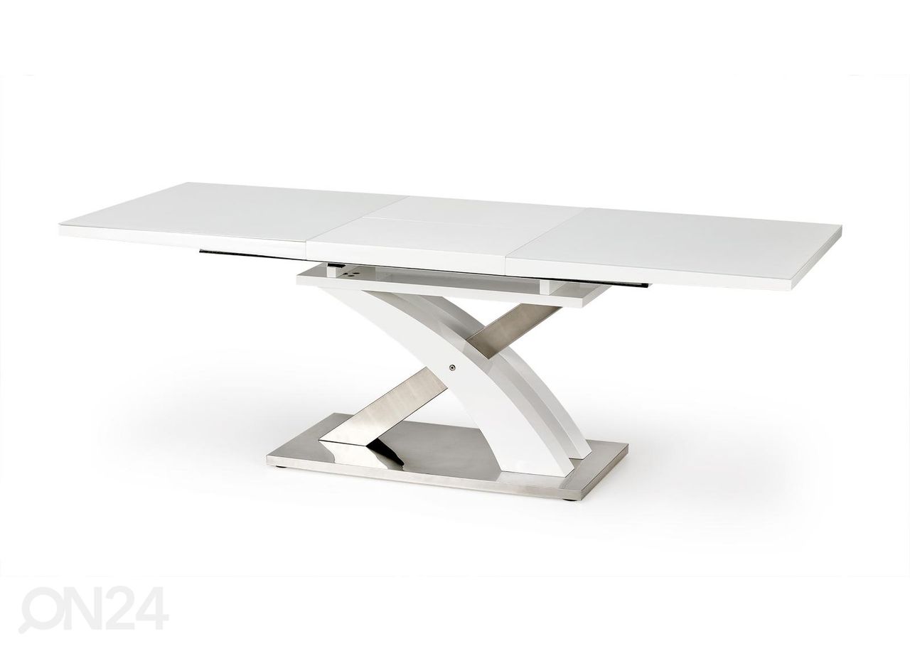 Jatkettava ruokapöytä 160-220x90 cm kuvasuurennos