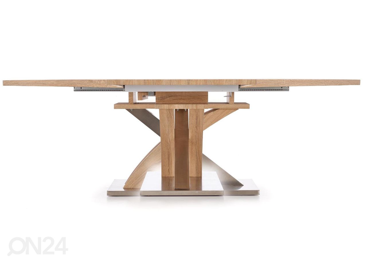 Jatkettava ruokapöytä 160-220x90 cm kuvasuurennos