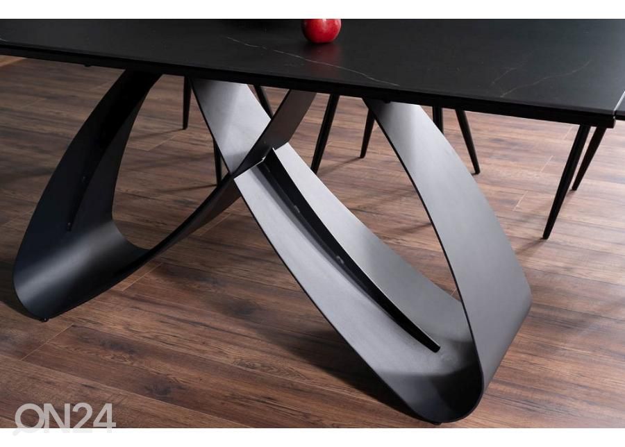 Jatkettava ruokapöytä 160-240x90 cm kuvasuurennos