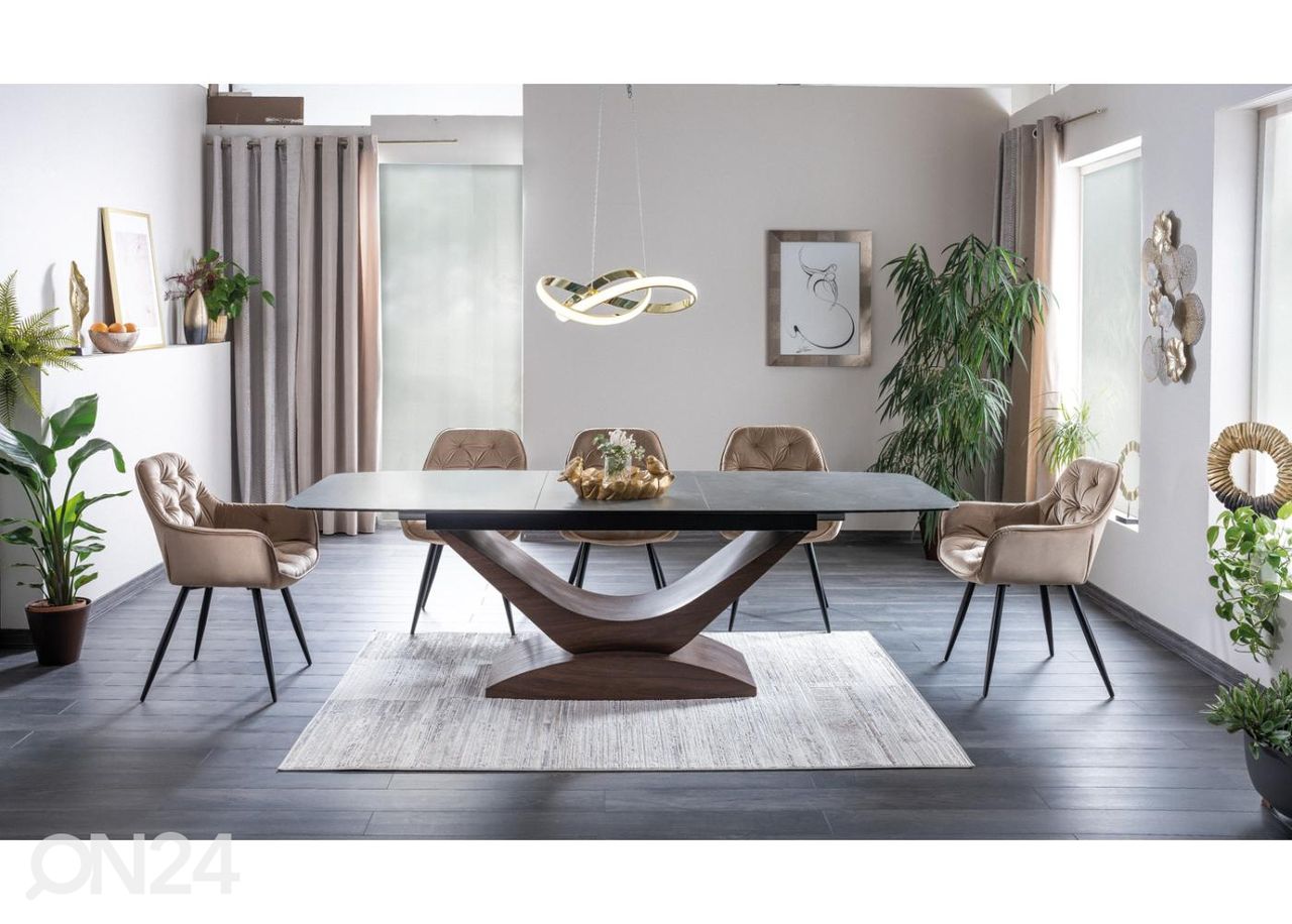 Jatkettava ruokapöytä 180-240x95 cm kuvasuurennos
