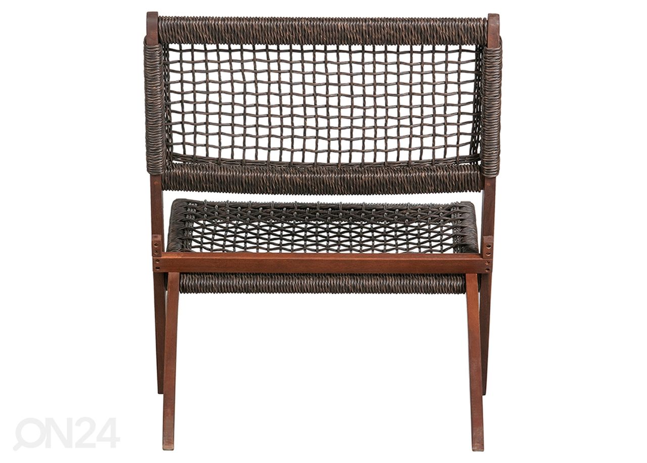 Jatkettava ruokapöytä 75x129-163 cm + 2 tuolia + 2 penkkiä kuvasuurennos