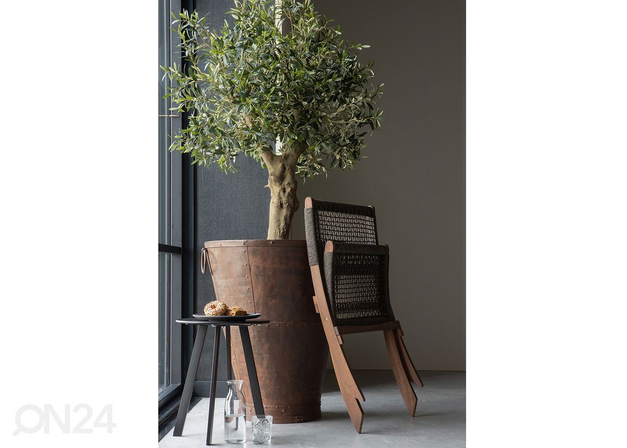 Jatkettava ruokapöytä 75x129-163 cm + 2 tuolia + 2 penkkiä kuvasuurennos