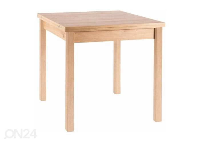 Jatkettava ruokapöytä 80-160x80 cm kuvasuurennos