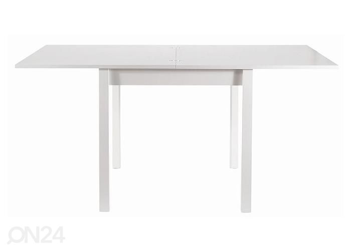 Jatkettava ruokapöytä 80-160x80 cm kuvasuurennos